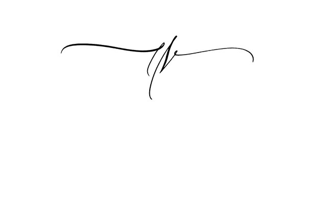Tatouage initiales calligraphie : tatouage initiale TN 